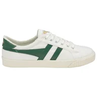 Trampki damskie - Gola Classics Women's Tennis Mark Cox Trainers Off White/Dark Green CLA280WN - 36 - miniaturka - grafika 1