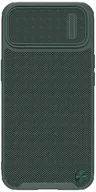 Etui i futerały do telefonów - Nillkin Textured S Case etui iPhone 14 Pro Max pancerny pokrowiec z osłoną na aparat ciemnozielone - miniaturka - grafika 1