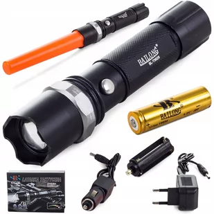 BAILONG Latarka Taktyczna Led Cree Zoom XM-L T6 - Latarki - miniaturka - grafika 3