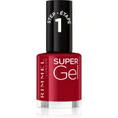 Lakiery do paznokci - Rimmel London Super Gel STEP1 lakier do paznokci 12 ml dla kobiet 056 Sexy Santa - miniaturka - grafika 1