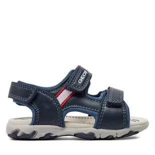 Sandały Geox B Sandal Flaffee Boy B4559A 08515 C4002 M Granatowy - Buty dla chłopców - miniaturka - grafika 1