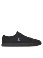 Trampki męskie - Calvin Klein Jeans Tenisówki Ess Vulc Low Mg Canvas YM0YM01209 Czarny - miniaturka - grafika 1