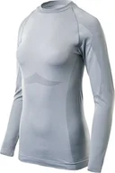 Bluzy sportowe damskie - Hi-Tec BIELIZNA BLUZA LADY ZAREEN TOP MICRO CHIP/SILVER FILIGREE L/XL - miniaturka - grafika 1