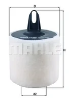 Filtry powietrza - Filtr powietrza Mahle LX 1651 - miniaturka - grafika 1
