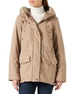 Kurtki damskie - VERO MODA Damska kurtka VMDEMI Parka BOOS Silver Mink, M - miniaturka - grafika 1