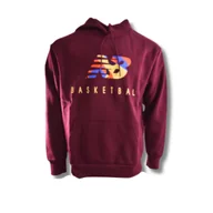 Bluzy męskie - Bluza męska New Balance Hoops Classics Hoodie - MT23585-NBY-XL - miniaturka - grafika 1