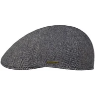 Czapki damskie - Czapka Texas Wool Jodełka by Stetson, niebiesko-beżowy, L (58-59 cm) - miniaturka - grafika 1