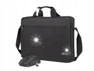 Torby na laptopy - Torba na notebooka Natec Wallaroo 2 Czarna 15,6" + mysz bezprzewodowa - miniaturka - grafika 1
