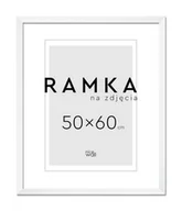 Ramki na zdjęcia - Ramka na zdjęcia 50x60 cm Biała - miniaturka - grafika 1