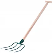 Grabie i motyki - Widły Gospodarcze Ogrodowe Z Trzonkiem 4-Zębne - miniaturka - grafika 1