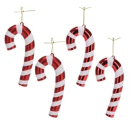 Bombki - DEKORACYJNE LASKI CUKROWE LASKA CHOINKOWA ZAWIESZKA BOMBKA ZESTAW 4 SZT. - miniaturka - grafika 1