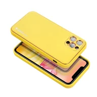 Etui i futerały do telefonów - cofi1453 Skórzane etui na telefon komórkowy Etui na telefon komórkowy Zderzak kompatybilny z iPhone 7 Żółty - miniaturka - grafika 1