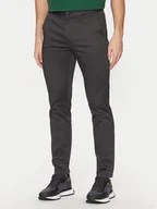 Spodnie męskie - BOSS Chinosy 50531133 Czarny Slim Fit - miniaturka - grafika 1