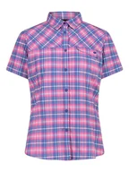 Koszulki sportowe damskie - CMP Koszula funkcyjna w kolorze niebiesko-jasnoróżowym - miniaturka - grafika 1