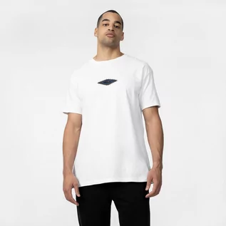 Koszulki sportowe męskie - Męski t-shirt z nadrukiem QUIKSILVER Mongrel - biały - grafika 1