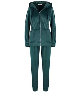 Dres spodnie bluza komplet welurowy MARTA-L - Spodnie sportowe damskie - miniaturka - grafika 1
