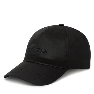 Czapka z daszkiem Calvin Klein Emb Logo LV04D5024G Czarny - Czapki męskie - miniaturka - grafika 1
