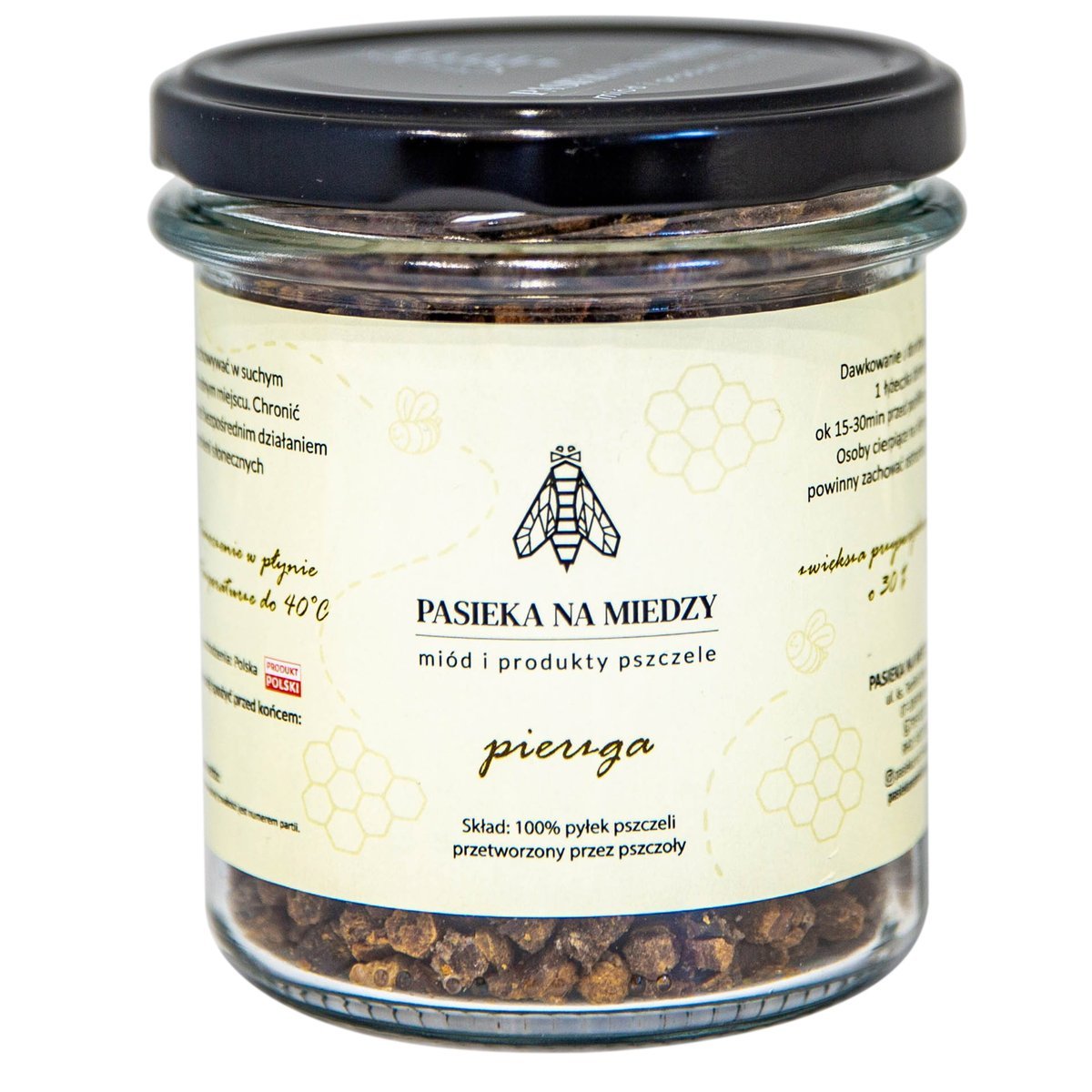 Pierzga pszczela naturalna polska 200g Pasieka na Miedzy