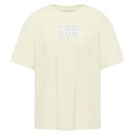 Koszulki i topy damskie - Lee Damska koszulka Relaxed Crew T-Shirt, Canary Green, L - miniaturka - grafika 1