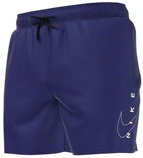 Nike 5" Siatkówka Krótki Kostium Kąpielowy Mężczyźni, 440 - Niebieski Marine, XS - Stroje kąpielowe - miniaturka - grafika 1