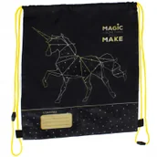 Worki na buty - Starpak Worek szkolny na ramię Gold Unicorn 486097 - miniaturka - grafika 1