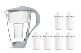 Szklany dzbanek filtrujący do wody Dafi Crystal (stalowy) 2 L - Dzbanki filtrujące Szklany dzbanek filtrujący do wody Dafi Crystal (stalowy) 2 L - Dzbanki filtrujące - miniaturka - grafika 1
