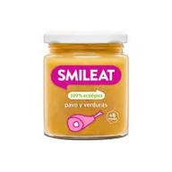 Dania dla dzieci - Smileat Słoiczek z ekologicznym indykiem i warzywami po 6 miesiącu 230 g Bio - miniaturka - grafika 1