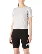 Rajstopy - PUMA Ess+ Metalowe krótkie legginsy 17,8 cm Rajstopy damskie - miniaturka - grafika 1