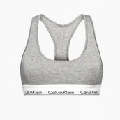 Biustonosze - Calvin Klein biustonosz miękki szary rozmiar XS - miniaturka - grafika 1