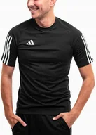 Koszulki męskie - Koszulka Męska adidas Tiro 23 T-shirt Bluzka Sportowa Treningowa Czarna M - miniaturka - grafika 1