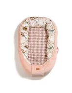 Rożki i beciki - La Millou Kokon Velvet Collection Best nest M ( Princess - Powder Pink ) - miniaturka - grafika 1