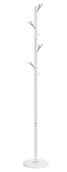 Wieszaki i stojaki - Stojący biały wieszak z marmurową podstawą B1-N85 - miniaturka - grafika 1