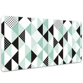 Podkładki na biurko - Podkładka na całe biurko Wzór z geometrycznych figur 100x50 cm - miniaturka - grafika 1