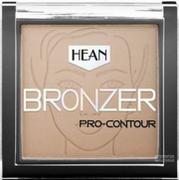 Bronzery i konturowanie twarzy - Hean BRONZER Pro-Contour 400 cappucino 8,5g - miniaturka - grafika 1