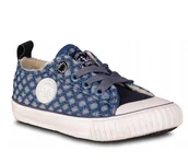 Buty dla dziewczynek - Big Star Y374045 - Niebieskie Ocieplane Trampki Dziecięce r30 - miniaturka - grafika 1