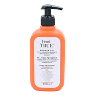 Żele pod prysznic dla mężczyzn - Femi True, żel pod prysznic z hydrolatem z pomarańczy i ekstraktem z owoców pomarańczy, 300 ml - miniaturka - grafika 1
