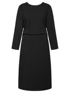 Sukienki - Calvin Klein Sukienka koktajlowa LV044D062G Czarny Slim Fit - miniaturka - grafika 1