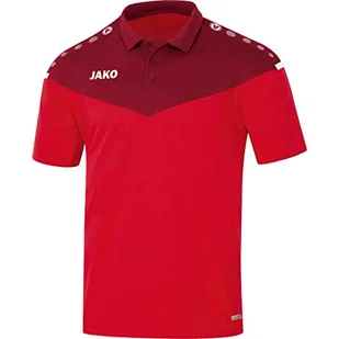 Jako Damska koszulka polo Champ 2.0 czerwony czerwony/czerwone wino 38 - Koszulki i topy damskie - miniaturka - grafika 1