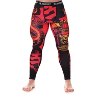 Kimona, stroje i obuwie - Poundout Legginsy Sportowe Męskie Samurai - miniaturka - grafika 1