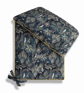 Pościel do łóżeczka przedszkola z wypełnieniem 90x110 Jungle Dark Blue Sleepee - Kołdry i poduszki dla dzieci - miniaturka - grafika 1