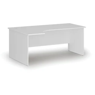 Biurko narożne PRIMO WHITE, 1800 x 1200 mm, lewe, białe - Biurka - miniaturka - grafika 1