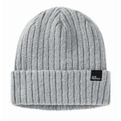 Czapki męskie - Czapka zimowa Jack Wolfskin CUSHY BEANIE moonwalk - S - miniaturka - grafika 1