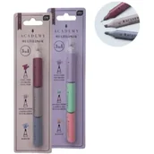 Cienkopisy - Interdruk Marker + zakreślacze + cienkopis 3w1 Academy mix - miniaturka - grafika 1