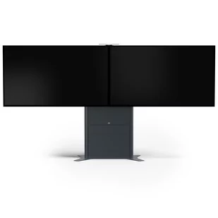 SMS New Presence Floor VC zmotoryzowany statyw o regulowanej wysokości z uchwytem na kamerę max. 84" | max. VESA 600x400 | obciążenie 150kg | ciemnoszary - Uchwyty do monitorów - miniaturka - grafika 1