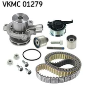 Mechanizmy rozrządu - Pompa wodna + zestaw paska rozrządu SKF Vkmc 01279 - miniaturka - grafika 1