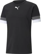 Koszulki męskie - Puma Koszulka męska Puma teamRISE Jersey czarna 704932 03 S - miniaturka - grafika 1
