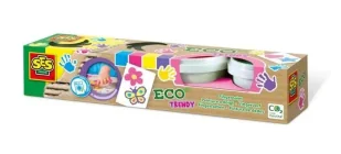 Eco Farby do malowania palcami 4 kolory - SES - Przybory szkolne - miniaturka - grafika 1