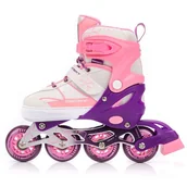 Rolki - Łyżworolki Z Regulowaną długością wkładki 34-37 Pu - miniaturka - grafika 1