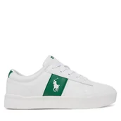 Buty dla dziewczynek - Sneakersy Polo Ralph Lauren RL02445102 Biały - miniaturka - grafika 1