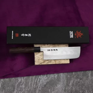 Kanetsune Zen-Bokashi Ao/ir Nakiri 16,5 - Noże kuchenne - miniaturka - grafika 3